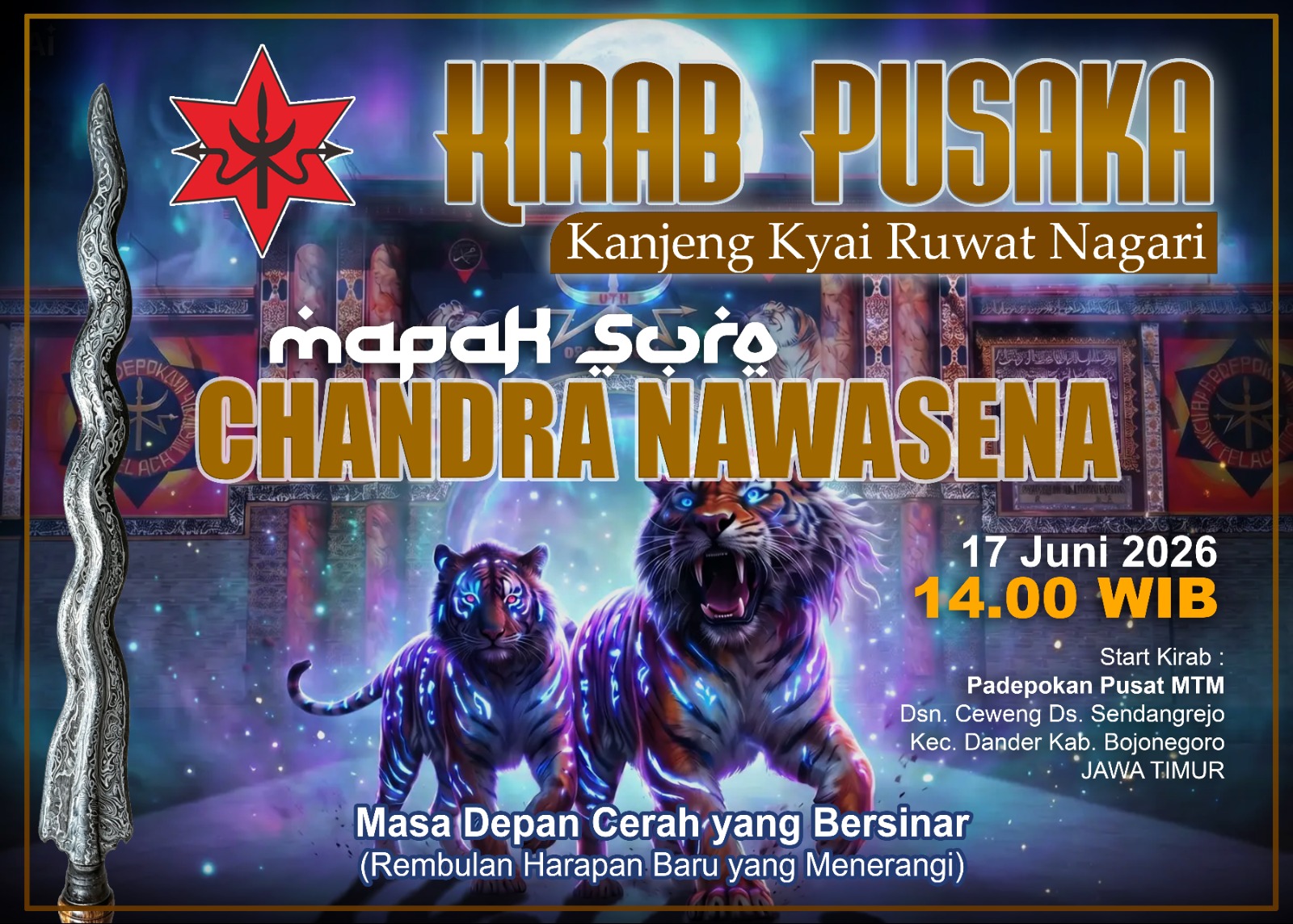 Kirab ke-5 Padepokan Macan Telaga Merah